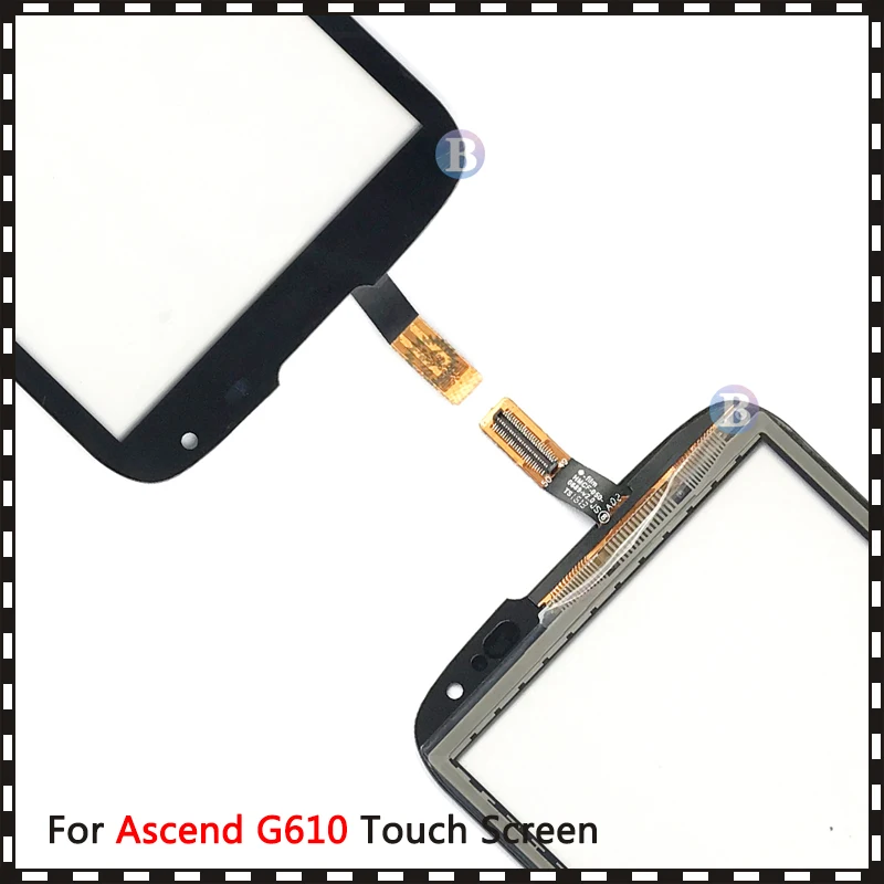 10Pcs/lot High Quality 5.0&quot For Huawei Ascend G610 C8815 Touch Screen Digitizer Sensor Outer Glass Lens Panel Black White | Мобильные