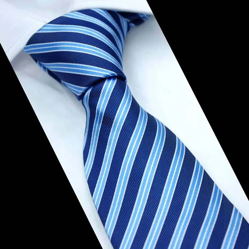 GAOKE деловые галстуки для мужчин винтажные в горошек полосатые на шею из