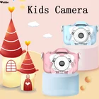 Детская камера милая игрушка кошка собака мини цифровая камера IPS экран Развивающие игрушки для детей HD камера для детей подарок на день рождения