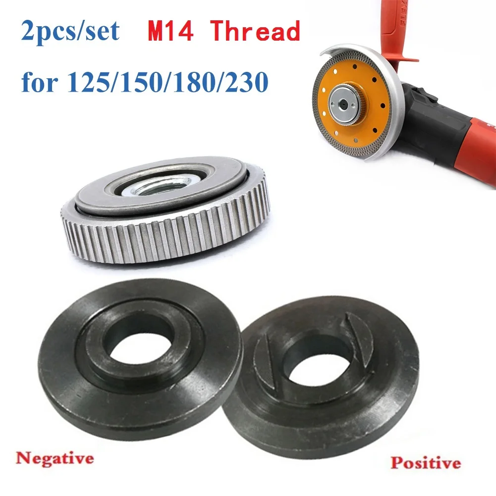 

2pcs Locking Plate Chuck For M14 Angle Grinder SDS Quick-release Nut Clamping