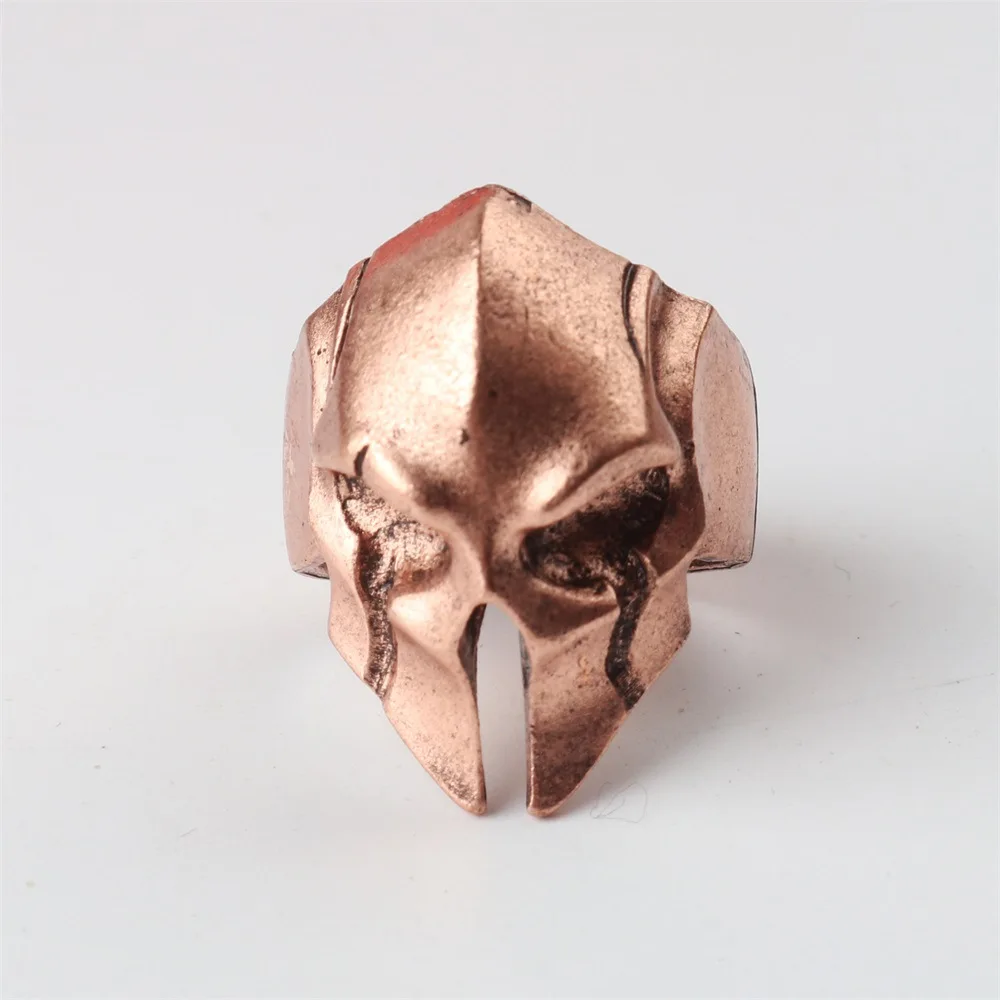 Креативный серебряный цвет из нержавеющей стали Спартанский шлем героя маски