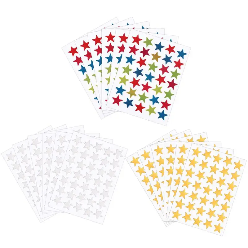 

30 Pcs Child Reward Stickers Cute Stars Labels Mother Teacher Praise Label Award Stickers Toys For Kids Teens Toddlers