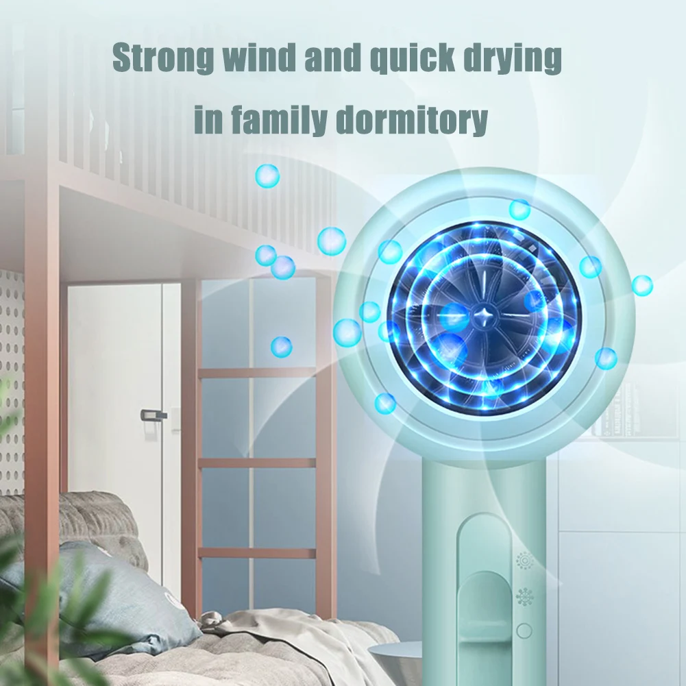 

Mute Hair Care Quick Dry Hair Dryer Salon Negative Ion Blower for Home Salon Dryer Hot & Cold Wind Negative Ionic Blow Dryer