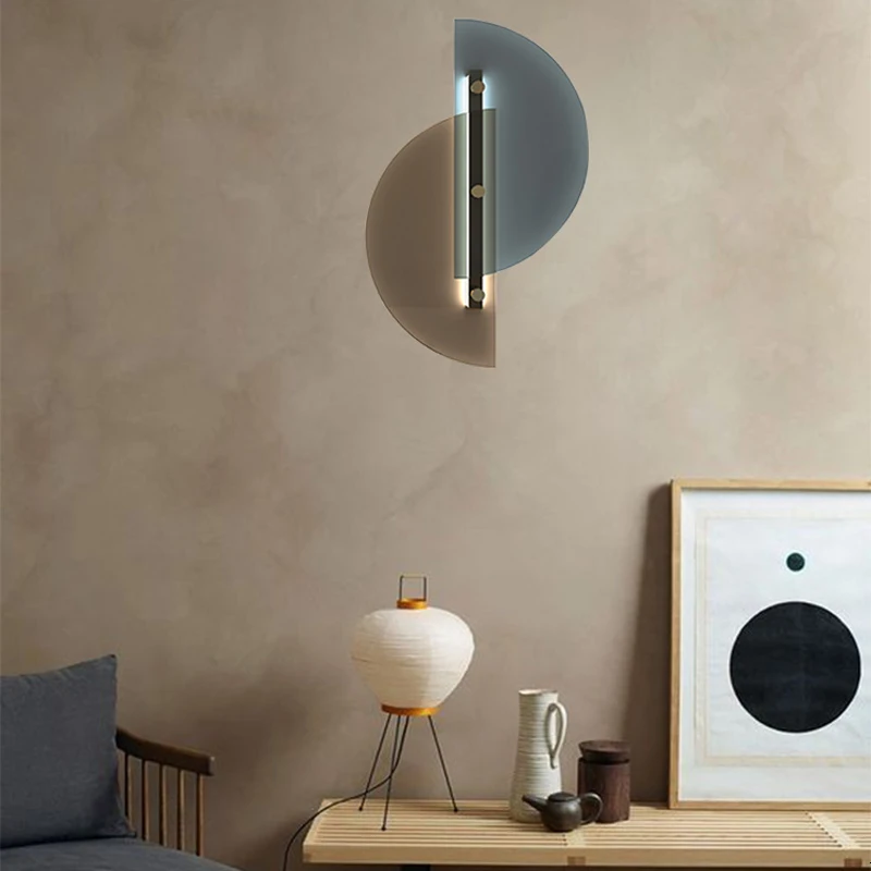 Современный женский настенный светильник для лестницы 5 9 дюйма стеклянный шар