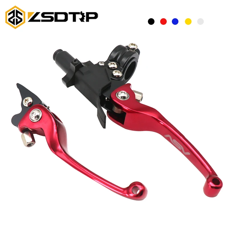 

ZSDTRP L130 мм CNC ASV F3 складной рычаг тормоза и сцепления для XR CRF RM RMZ KX YZF Pit Dirt Мотоцикл велосипед универсальный