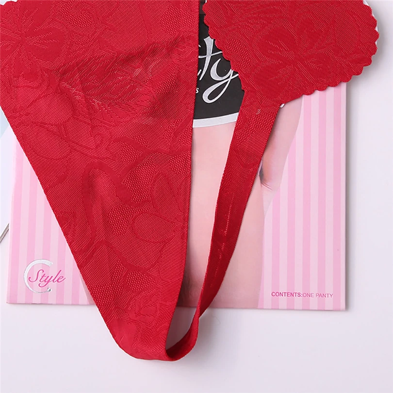 Женские сексуальные трусики невидимое C string Нижнее белье в форме сердца Figi Damskie