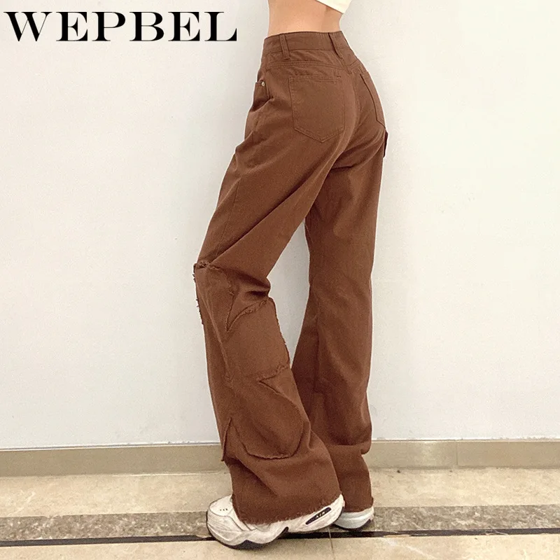 

Mandylandy Women Vintage High Waist Denim Pants Lady Loose Wide Leg Jeans Female Sexy Straight Patchwork Trousers