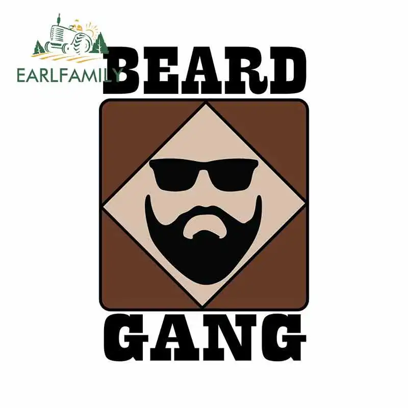 EARLFAMILY 13 см x 8 7 для бороды банды креативные автомобильные стикеры модные