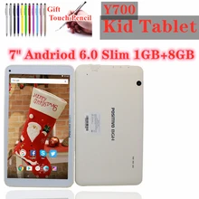 Glavey 7 inch Cheap Tablet PC Android 6.0 RK3126 Quad Core 1GB RAM 8GB ROM Y700 1024 x 600 IPS With Dual Camera