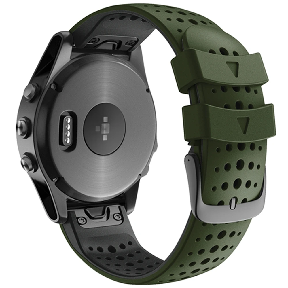 Ремешок силиконовый для наручных часов Garmin Fenix 5 5X 3 HR 945 6 6X|Смарт-аксессуары| |