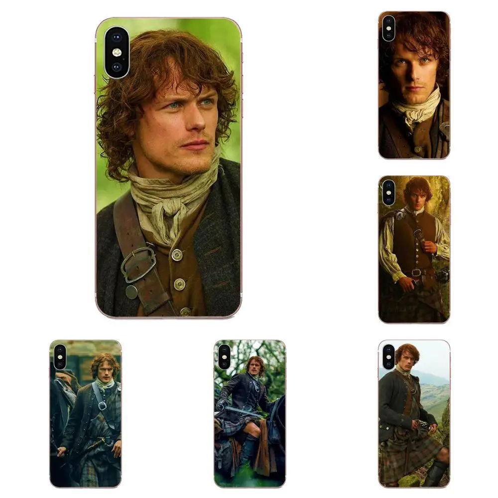 Джейми Fraser Outlander художественный плакат прозрачный мягкий чехол для samsung Galaxy Note 5 8 9