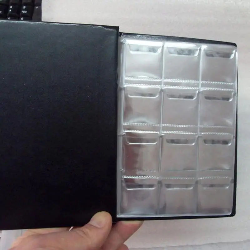 120 ящиков для монет держатель коллекции книга с Пенни карманы хранения модная