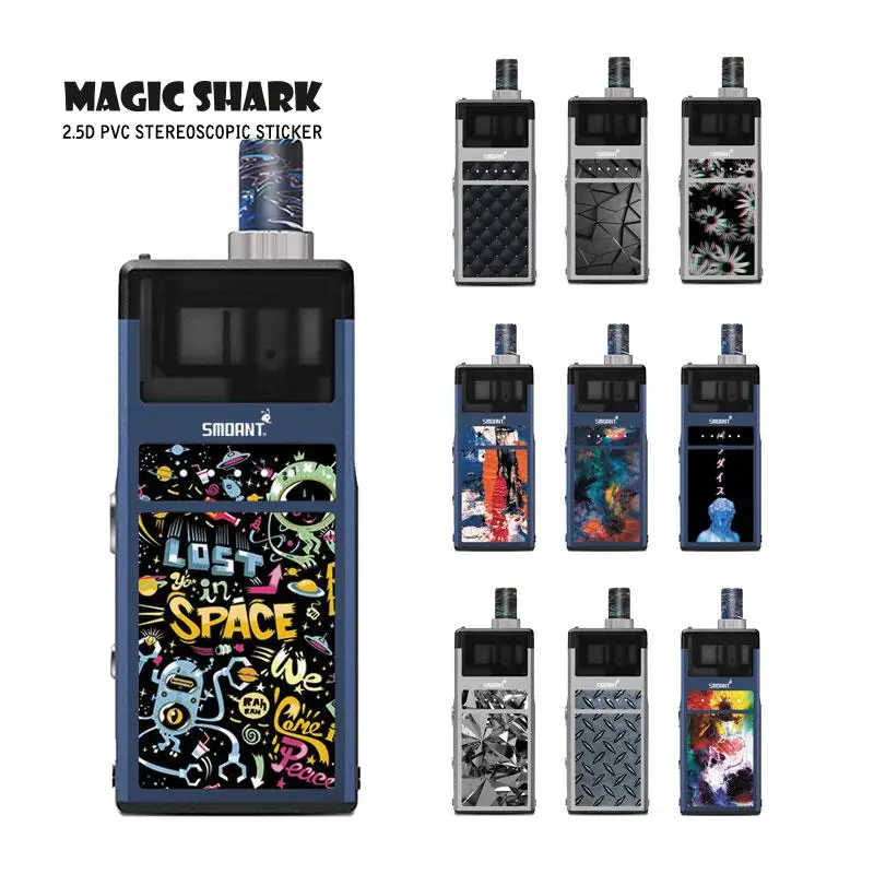 Цветной Чехол-наклейка Magic Shark для Smoant Pasito 066-075 пленка печати на полу с