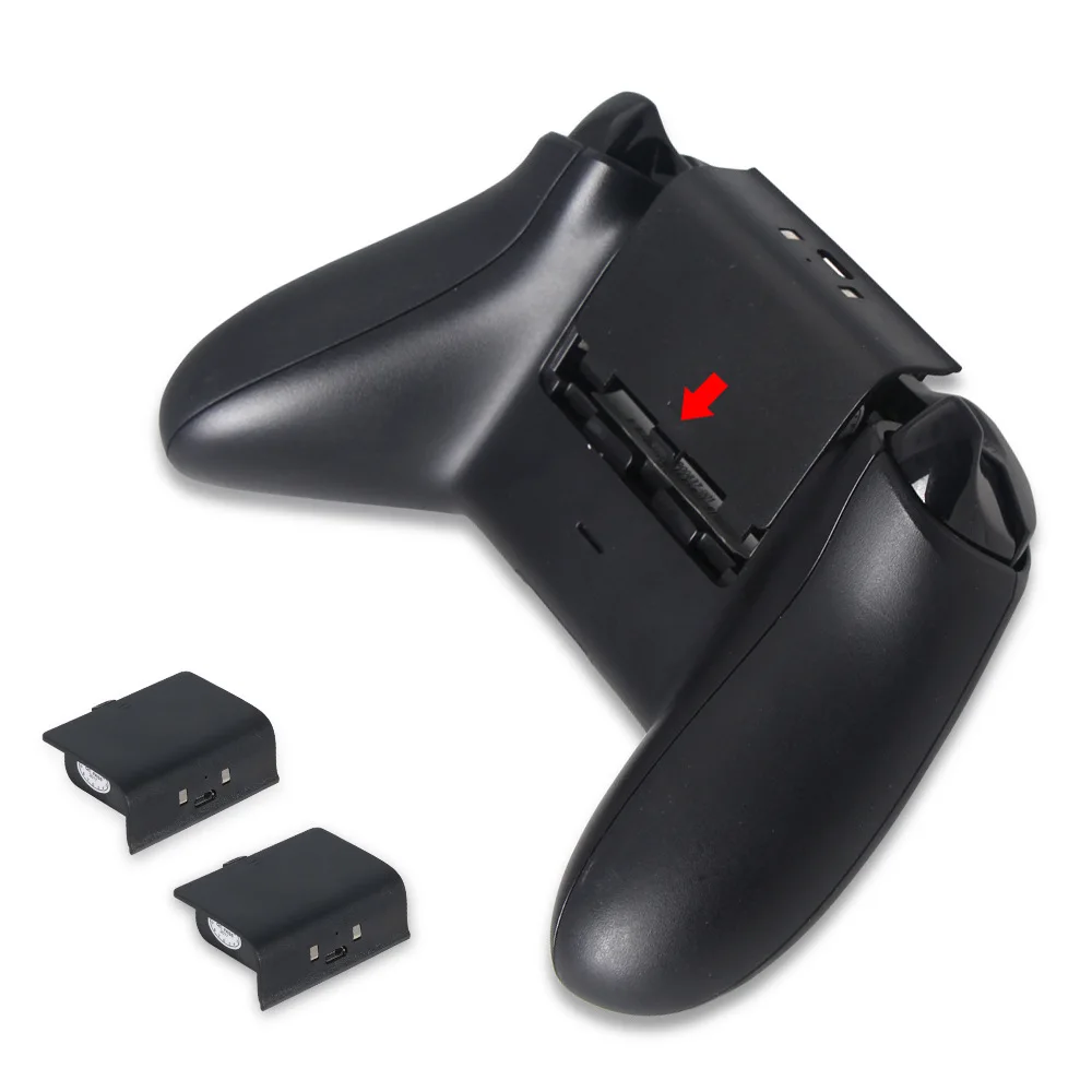 Отличный игровой комплект 1x двойная зарядная док-станция + 2x аккумулятор 300 мАч