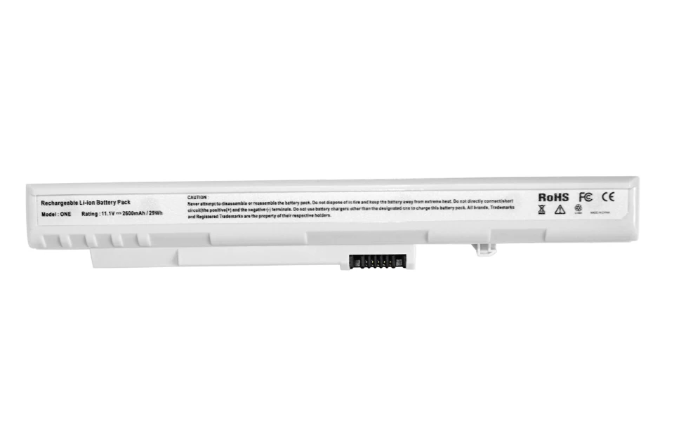 11,1 v 2200 mAh лаптоп с Батарея для acer Aspire One Pro 531h ZG5 KAV10 KAV60 A110 A150 D150 D250 P531h AoA110 AoA150 AOD150 белый