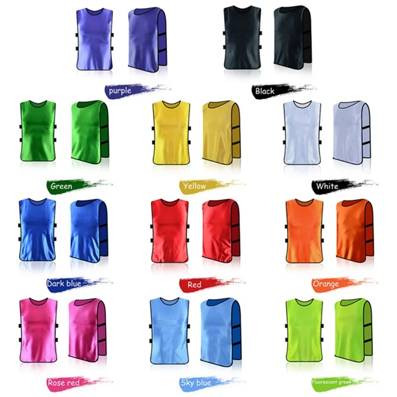 

Outdoor Sports Quick-Drying Breathable Training Bib Vest Adult Childrenfootball Soccer Basketball Pinnies Jersey