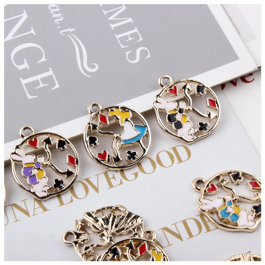

10pcsThe Woman Surrounded By Flowers Enamel Charms Wreath Girl Pendants Jewelry Making Handmade Craft Drop Shipping