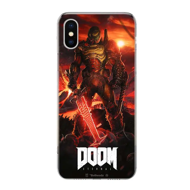 HOT GAME DOOM ETERNAL Phone Case For Apple Iphone 13 Pro Max 11 12 Mini SE 2020 X XS XR 8 7 Plus 6 6S 5 5S Cover Shell Coque HOT GAME DOOM ETERNAL Phone Case For Apple Iphone 13 Pro Max 11 12 Mini SE 2020 X XS XR 8 7 Plus 6 6S 5 5S Cover Shell Coque