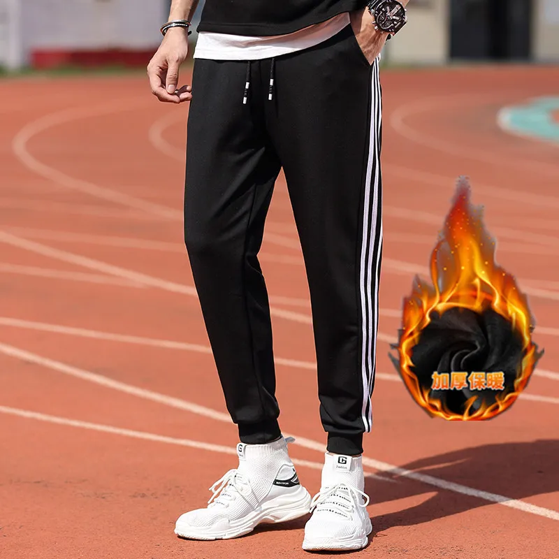 

Men's Thick Pants In Autumn and Winter Korean Trend Plus Cashmere Pants Casual Sports Men's Pants Factory Direct Supply