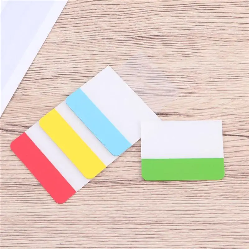 

N Times Stickers Re-stickable Durable Bookmarks Classified Index Stickers Page Markers for Student Stationery Reading Accessory