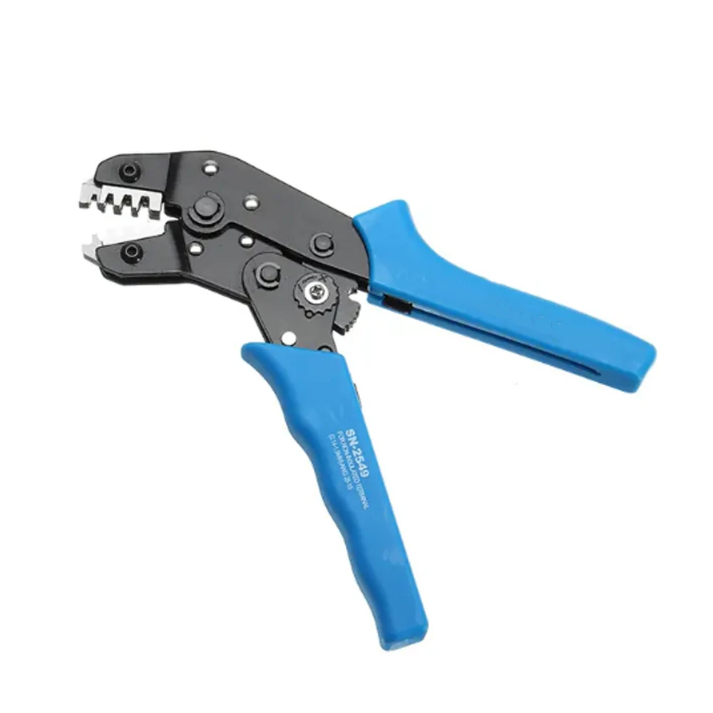 

SN-2549 Pin Crimping Tool 2.54mm 3.96mm 4.8mm 28-18awg 0.08-1.0mm2 for Dupont Terminals