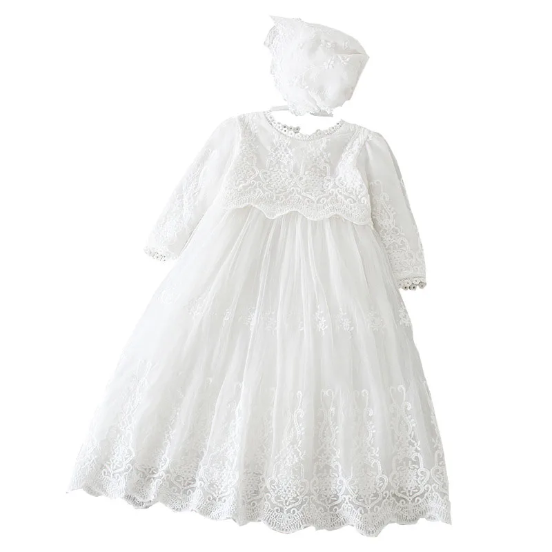 Кружевное платье для девочек с коротким рукавом вышивкой|Платья| |