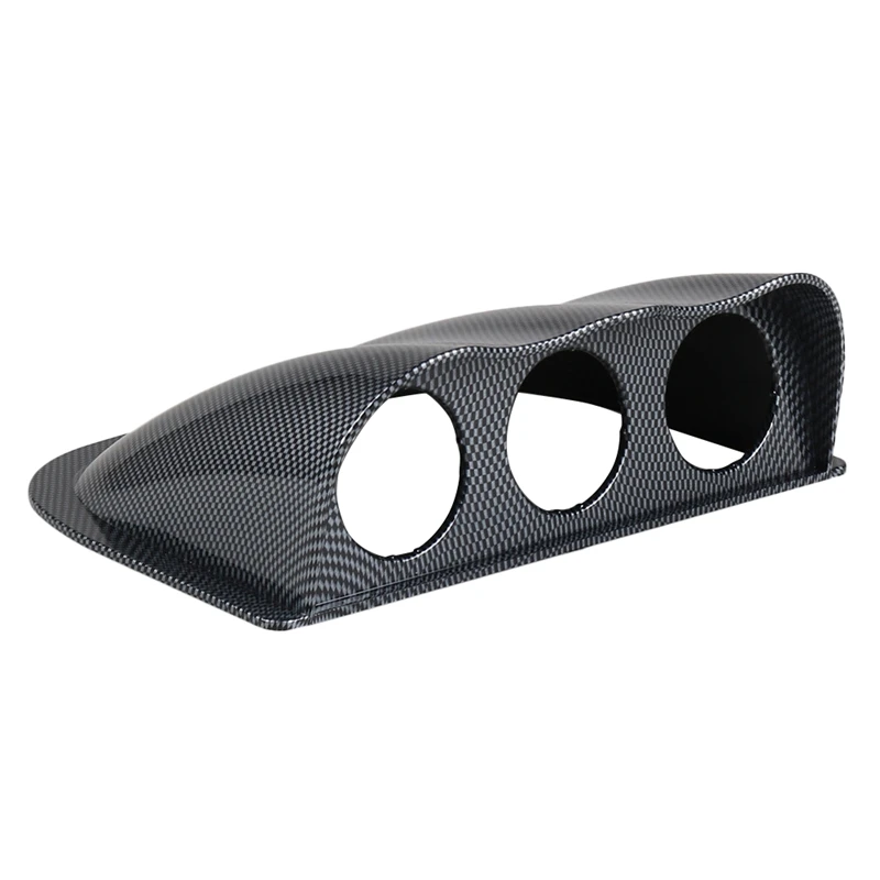 Новый 2 дюймовый 52 мм Автомобильный тройной измеритель приборной панели с 3