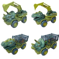 childrens dinosaur truck toy large safe smooth engineering vehicle easy to carry for outdoor play suitable for kids aged 4 7