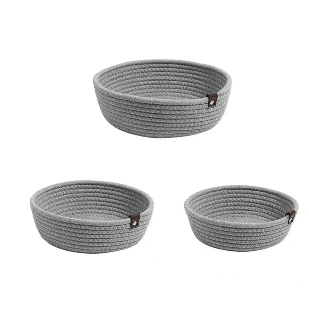

Long Lasting 1 Set Stylish Multi-purpose Woven Storage Basket Lightweight Woven Storage Holder Easy to Install for Indoor