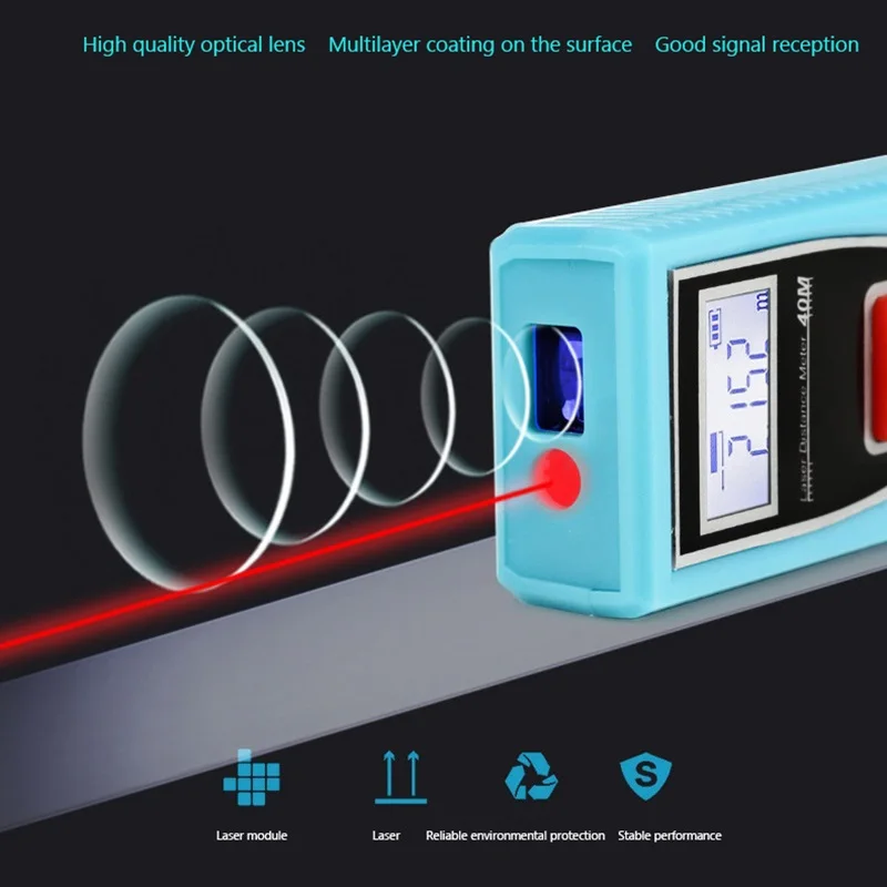 JRTMFG Новый лазерный дальномер 40 м инфракрасного измерительного InstrumentHigh точность