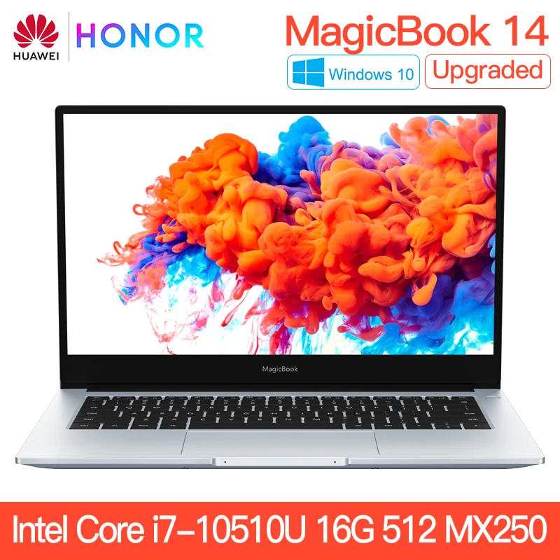 Ноутбук HUAWEI HONOR MagicBook 14 2020 ноутбук дюймов Intel Core 16 ГБ ОЗУ 512 Гб PCIE SSD MX250 1920x1080 IPS