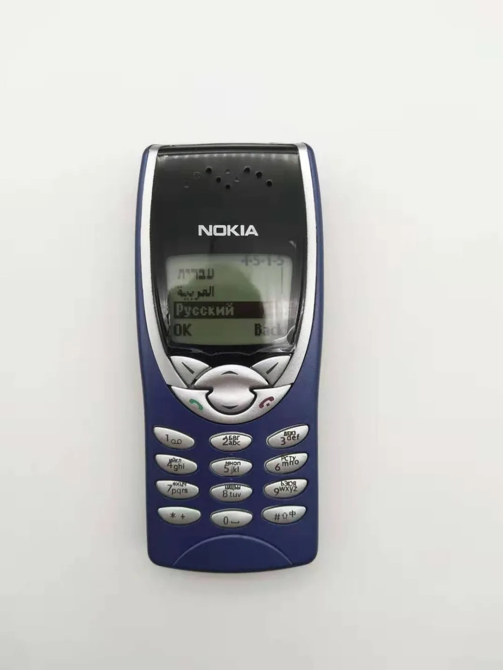 8210 Nokia 8210 разблокированный мобильный телефон 2G Dualband GSM 900/1800 GPRS Классический дешевый мобильный телефон Восстановленный