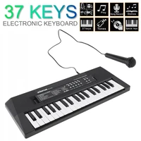 37 keys electronic keyboard piano digital music key board with microphone gift musical enlightenment