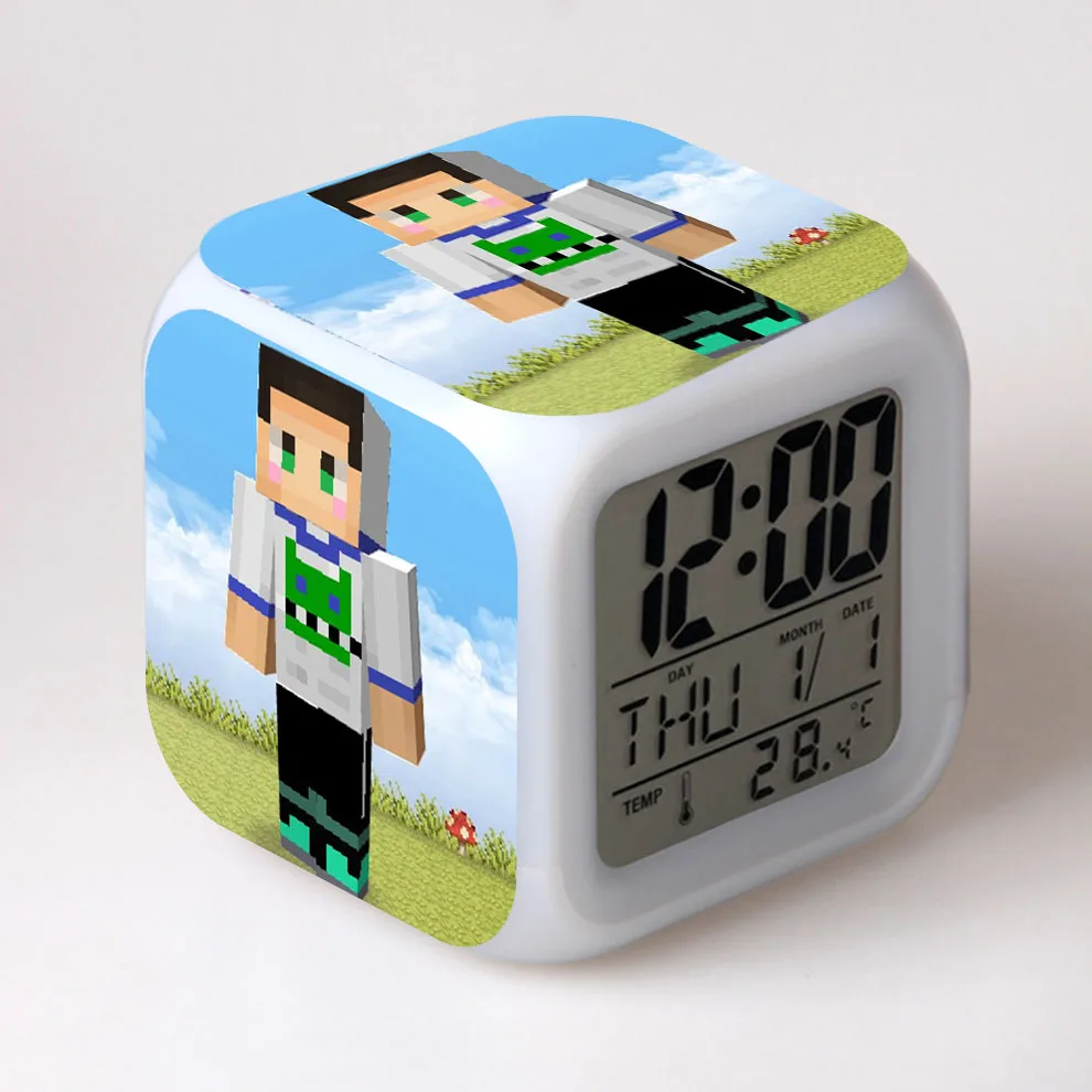 Специальный цифровой будильник на заказ - Цвет: clock
