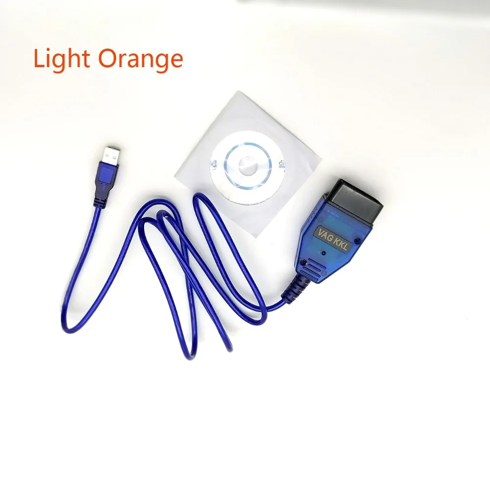 CH340 USB кабель KKL VAG-COM 409,1 OBD2 OBDII диагностический сканер для VW Audi Seat Skoda
