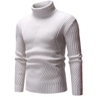 sweater men pullover knitwear new arrival autumn winter fashion turtleneck sweater men clothes