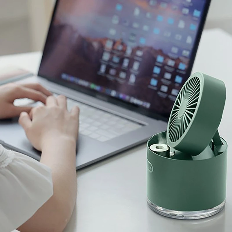 Настольный вентилятор-распылитель с USB складной мини-кулер | Бытовая техника