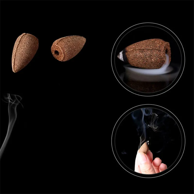 Курильница для благовоний из полыни с естественной башней ручной работы