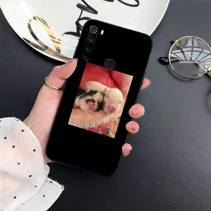 

Funny Cartoon Pig Phone Case For Xiaomi Redmi 7 8 9t a3Pro 9se k20 mi8 max3 lite 9 note 9s 10 pro shell Funda