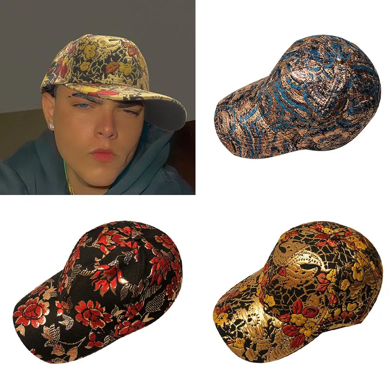 HT147 Модные женские и мужские вышитые принт шляпа бейсболки для женщин модные