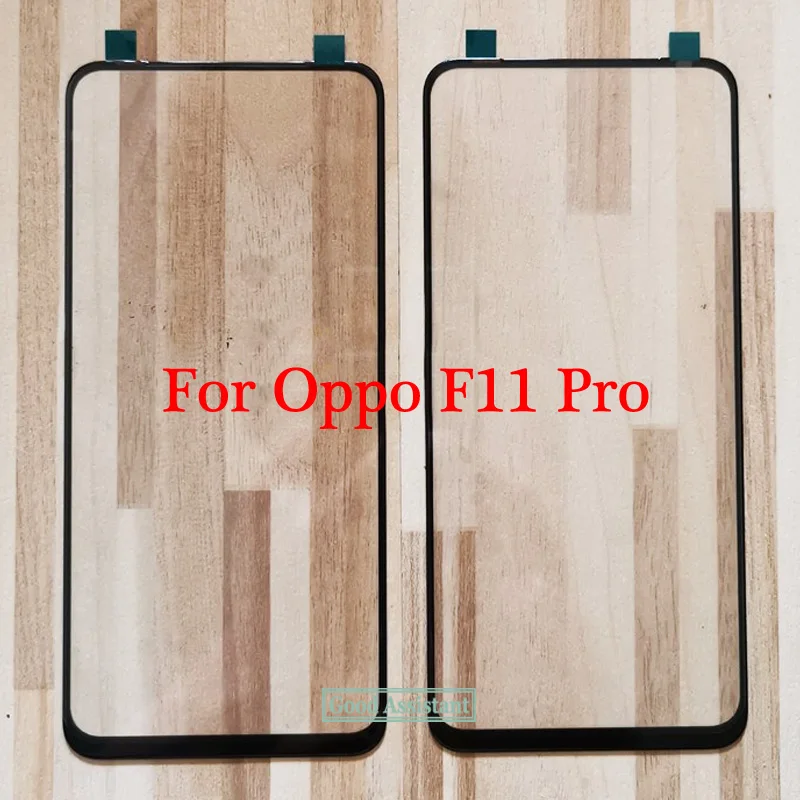 Черный 6 5 дюймовый для Oppo F11 Pro CPH1969 Передний сенсорный экран стеклянный Внешний