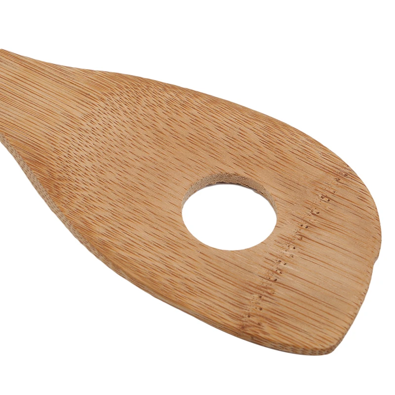 Натуральный Бамбук Кухня посуда ложка шпатель деревянный Пособия по кулинарии