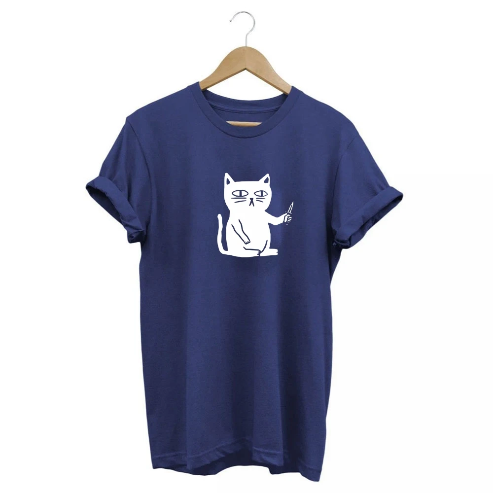 Футболка COSMIC STRING унисекс из 100% хлопка с принтом кота крутая женская рубашка