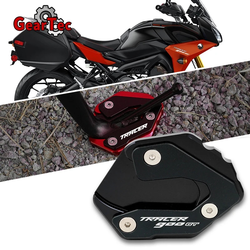 

For Yamaha Tracer 9 900 GT 9GT 900GT MT09 2013-2020 2019 Motorcycle Accessories Kickstand SideStand Enlarge Extension Plate Pad