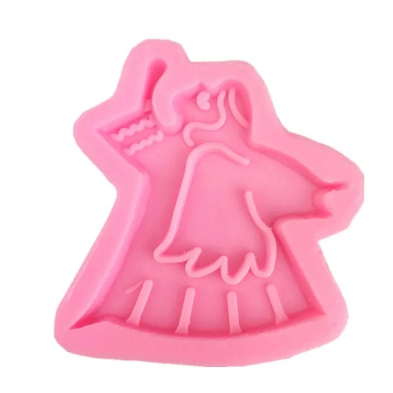 Mini Angel shaped silicone mold chocolate fudge cake decoration biscuit baking tool | Дом и сад