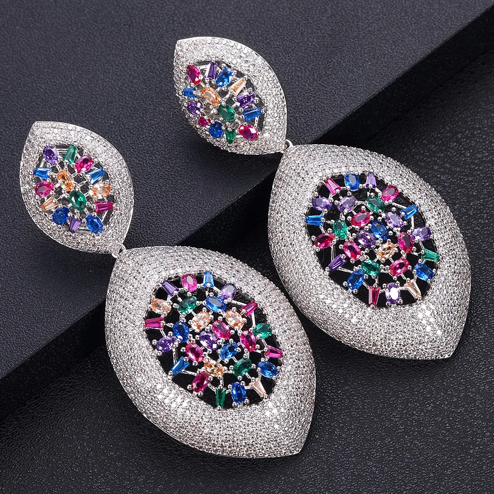 JANKELLY в форме капли воды полностью покрытые микро цирконием женское свадебное