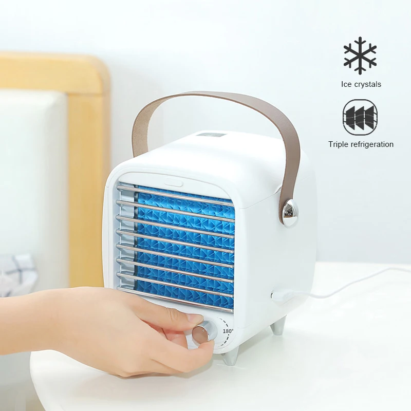 

Мини-Кондиционер Портативный с USB и водяным охлаждением