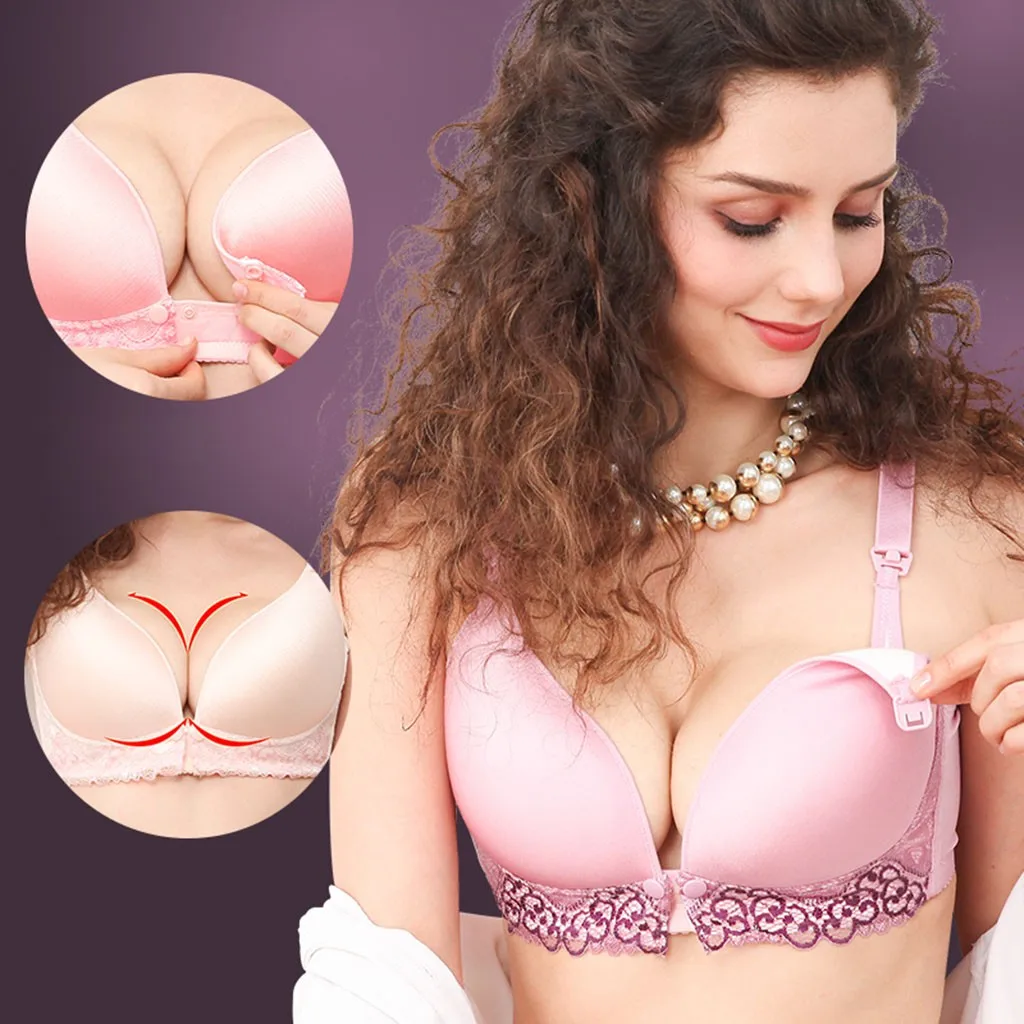 Женский Регулируемый бюстгальтер с застежкой спереди экстра эластичное нижнее