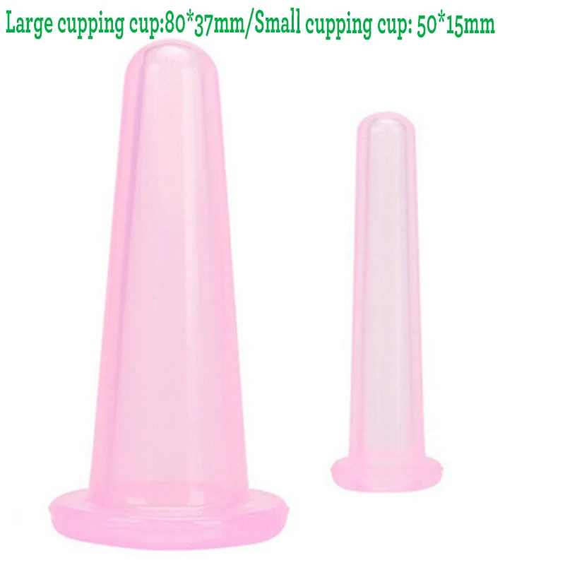 Pink-2PCS-Set 1/2 шт вакуумное средство против целлюлита силиконовые чашечки семейный массаж тела Расслабляющий уход за здоровьем и высокое качество - Цвет: Pink-2PCS-Set