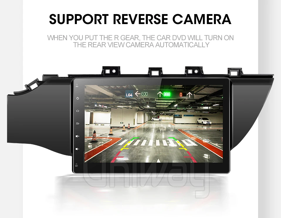 Uniway A17K21071 2G+ 3 2G DSP android 9,0 автомобильный dvd для kia k2 rio мультимедийный автомобильный Радио gps навигация стерео плеер